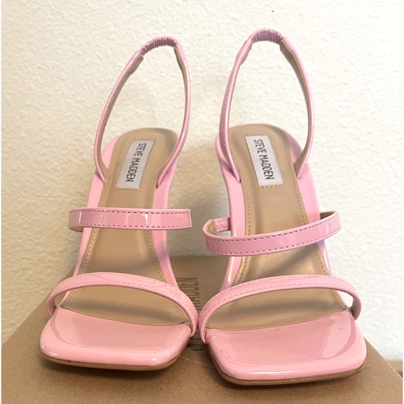 Steve Madden Gracey Pink Patent heels ladies 7